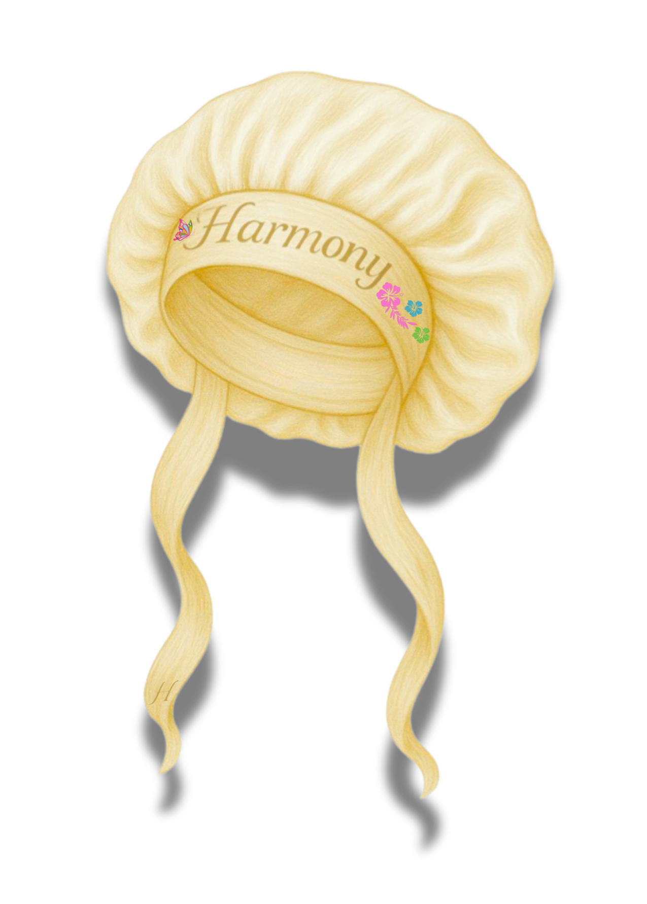 Satin Sleep Cap Lemon Light