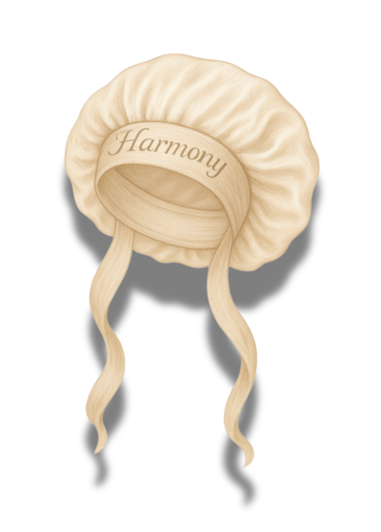 Satin Sleep Cap Cream Pearly